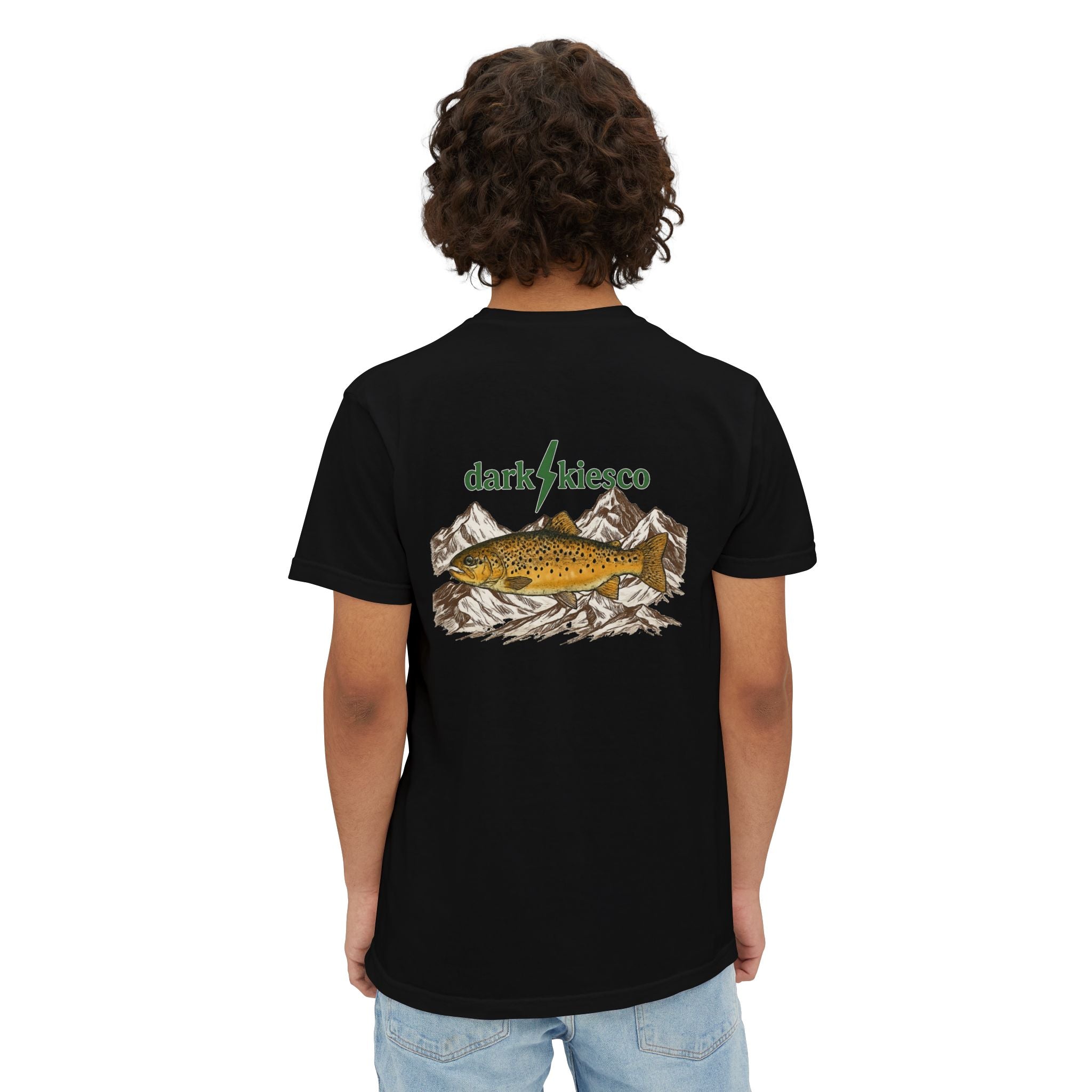 Brown Trout Mountains - Fishing Pocket Tee