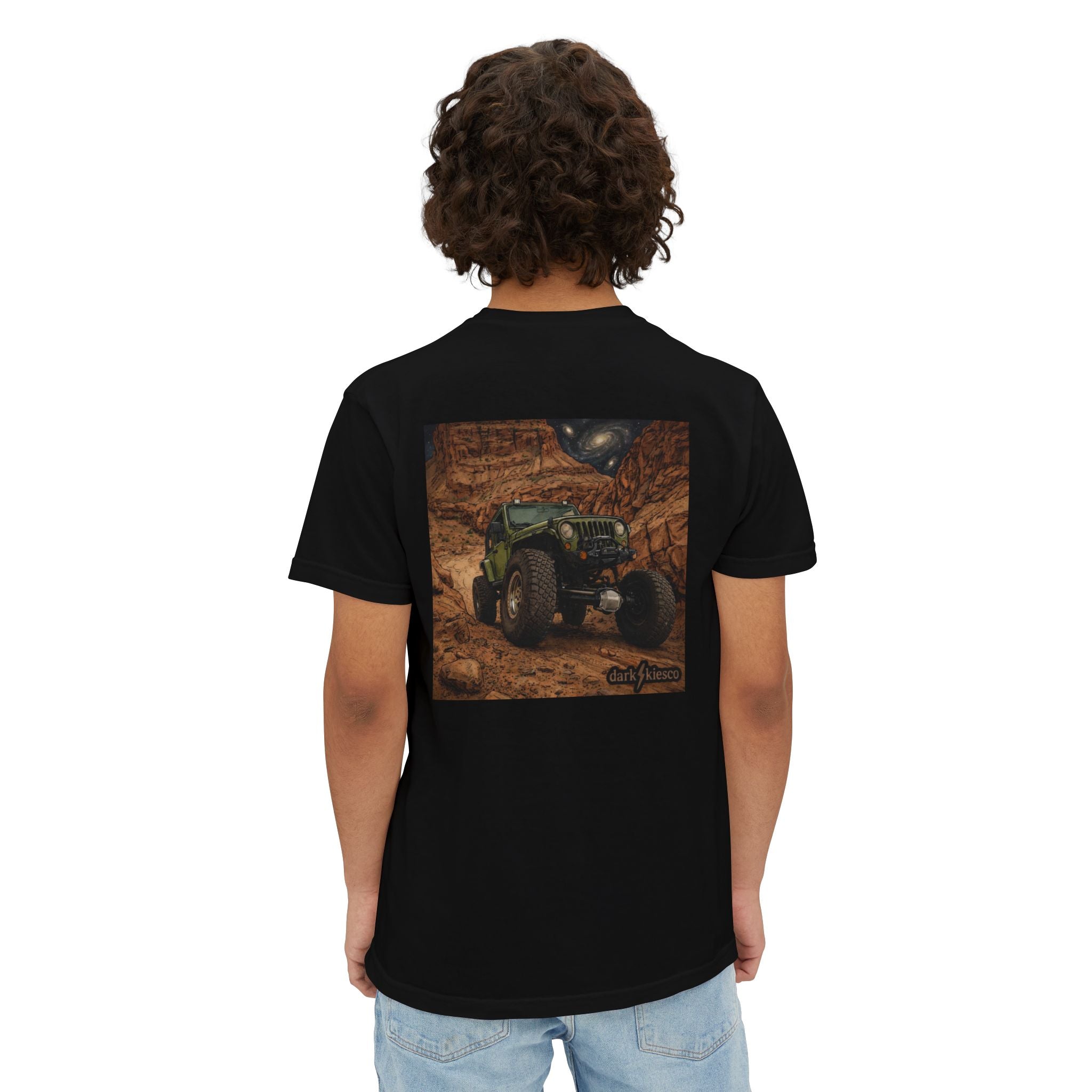 Jeep Night - Pocket T-Shirt