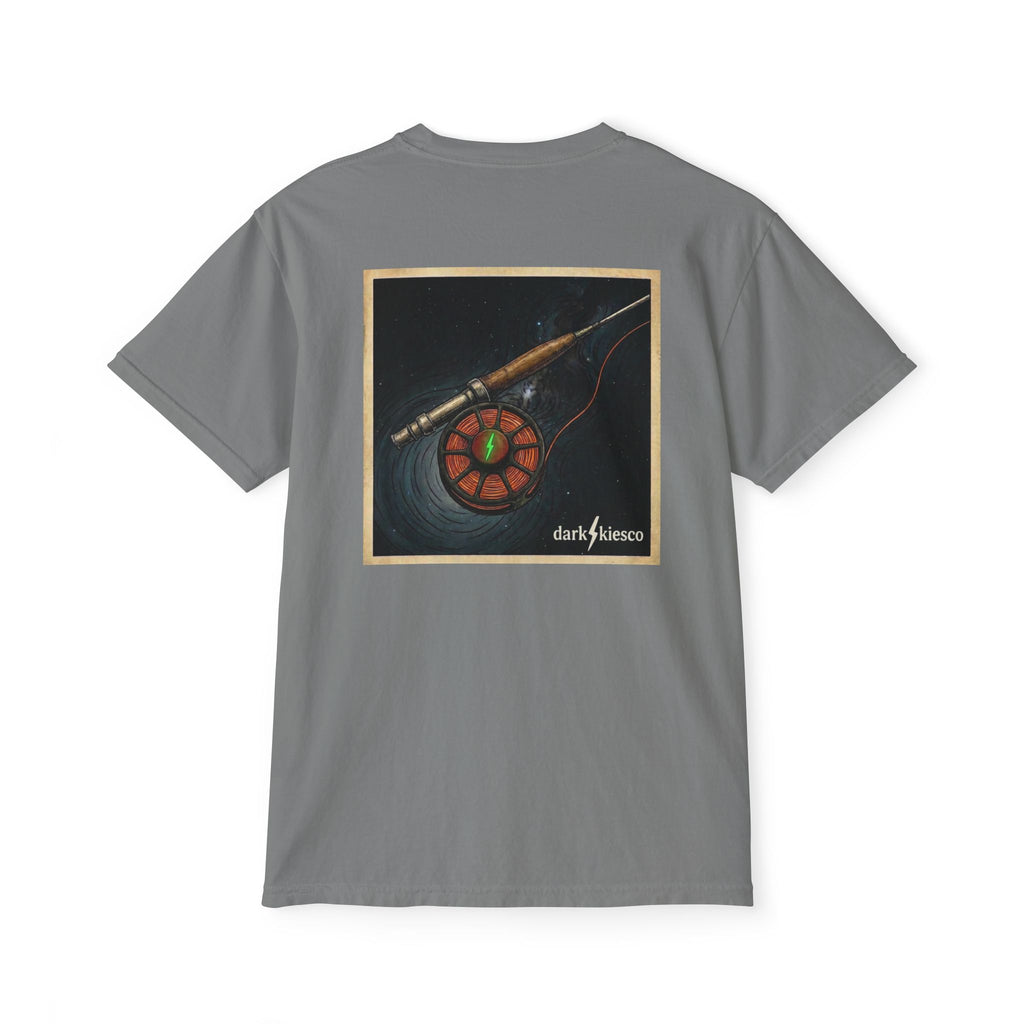 Pocket T-Shirt — Fly Rod & Reel Back Print