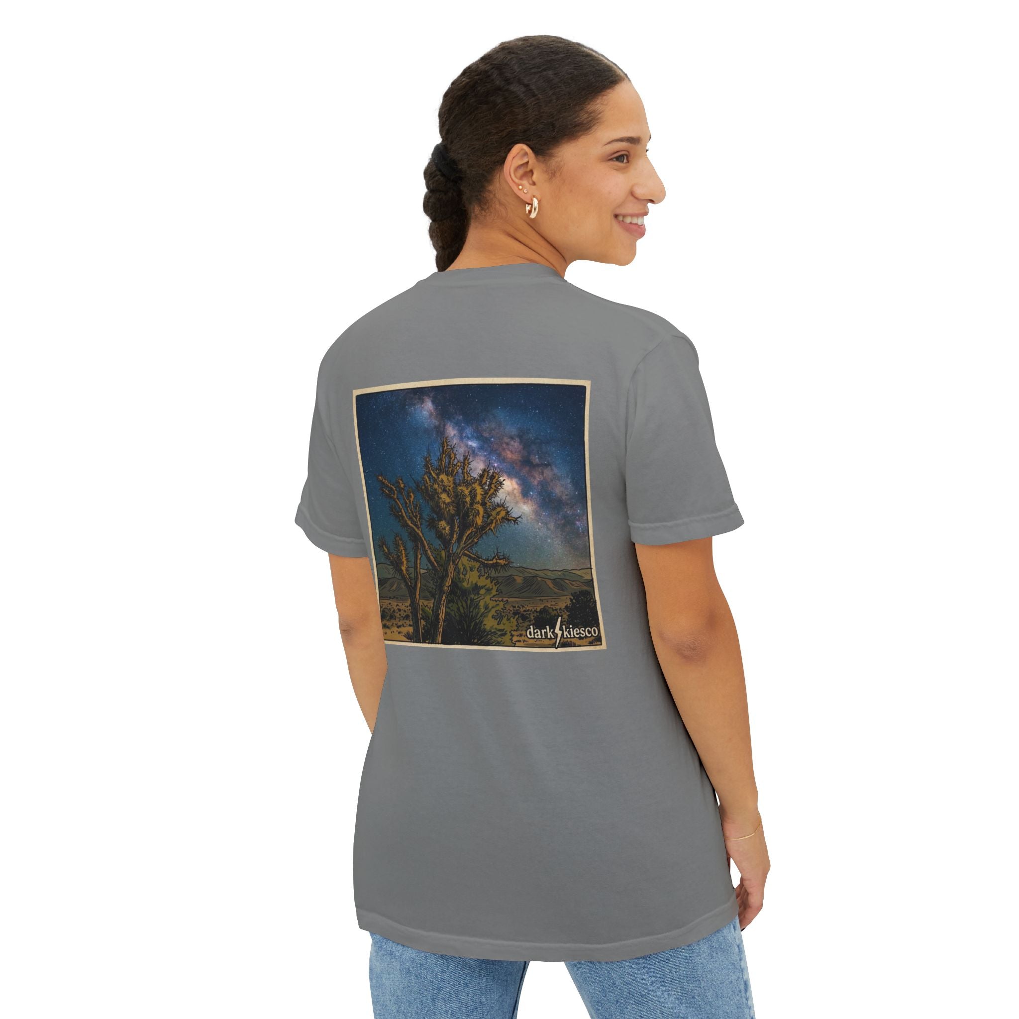 Night Sky Joshua Tree Pocket T-Shirt