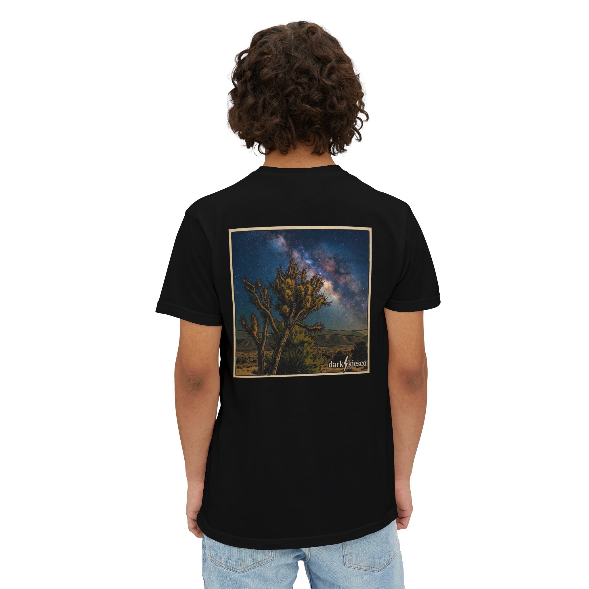 Night Sky Joshua Tree Pocket T-Shirt