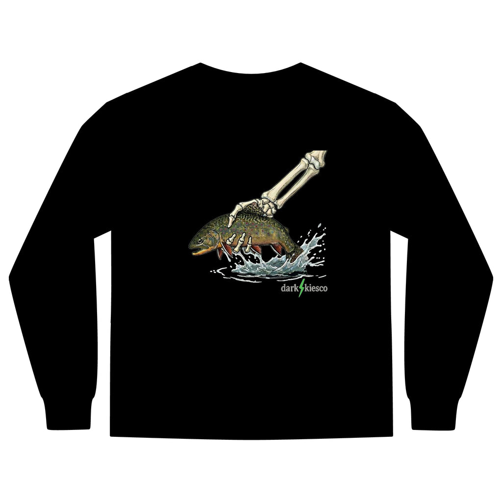 Trout catch -  Pocket Long Sleeve Tee