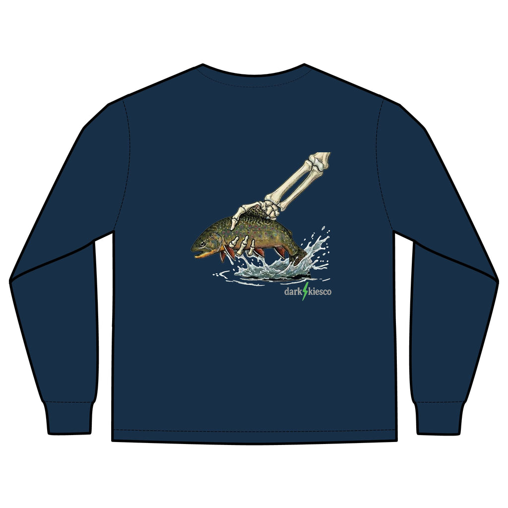 Trout catch -  Pocket Long Sleeve Tee