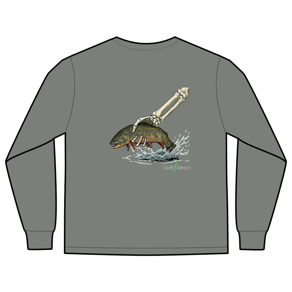 Trout catch -  Pocket Long Sleeve Tee