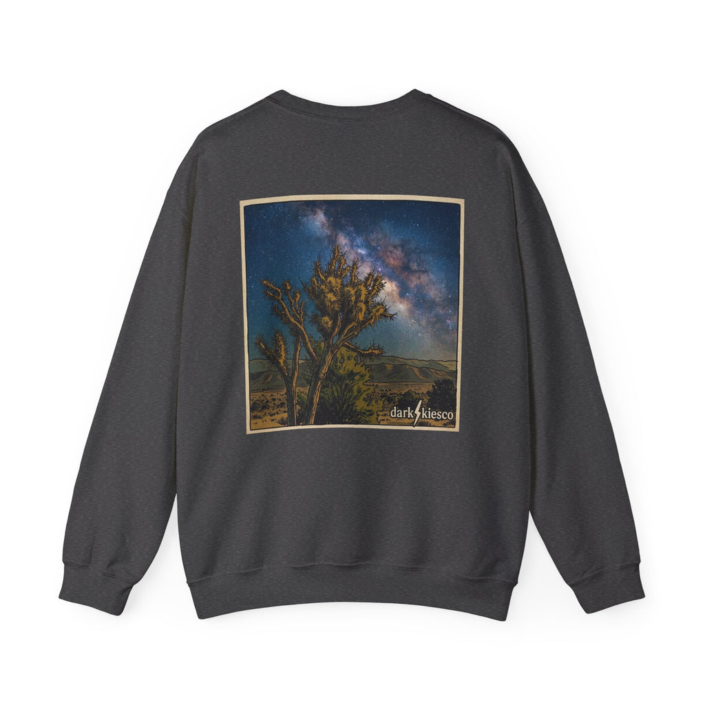 Dark Skies Crewneck Sweatshirt — Night Sky Desert Art Pullover