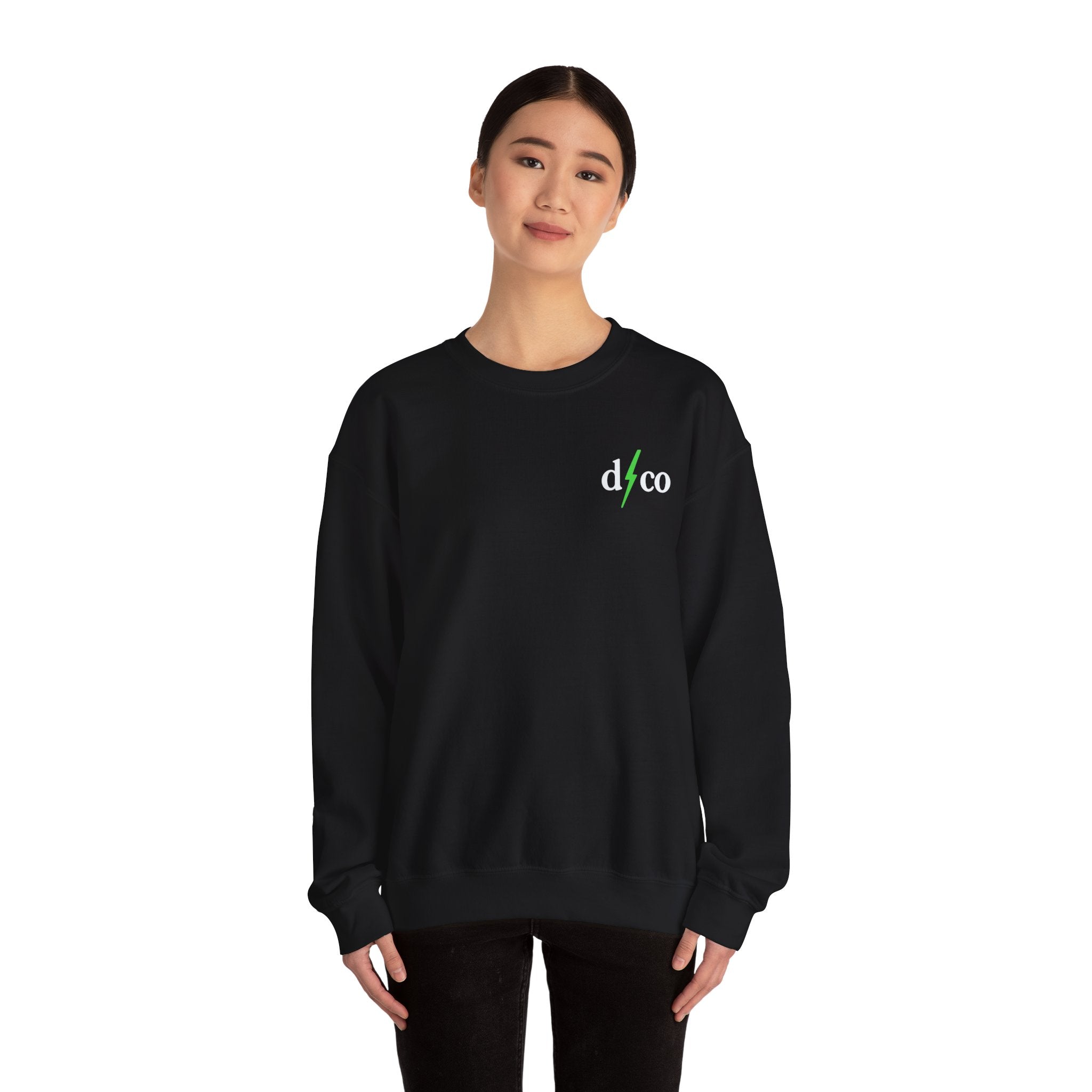 Skull & Begonias Crewneck Sweatshirt — Dark Skies Graphic Pullover