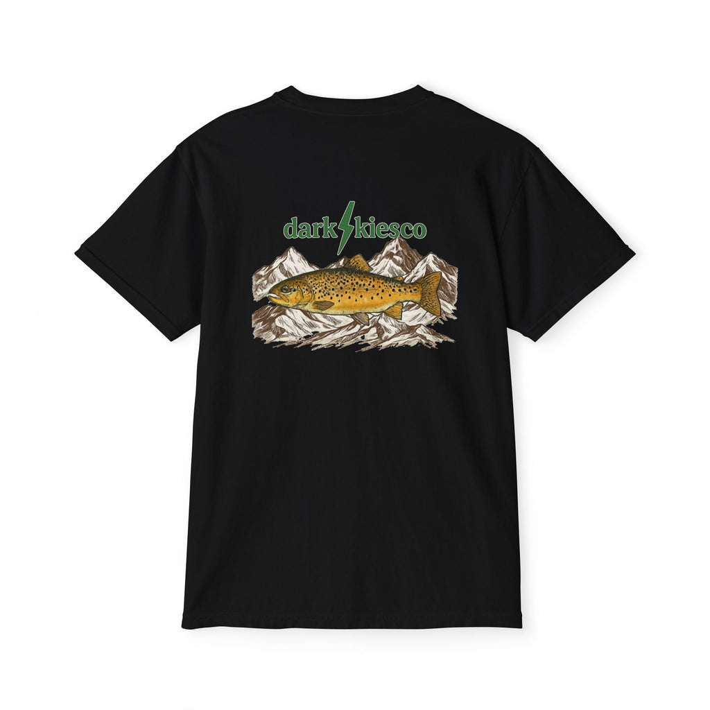 Brown Trout Mountains - Fishing Pocket Tee
