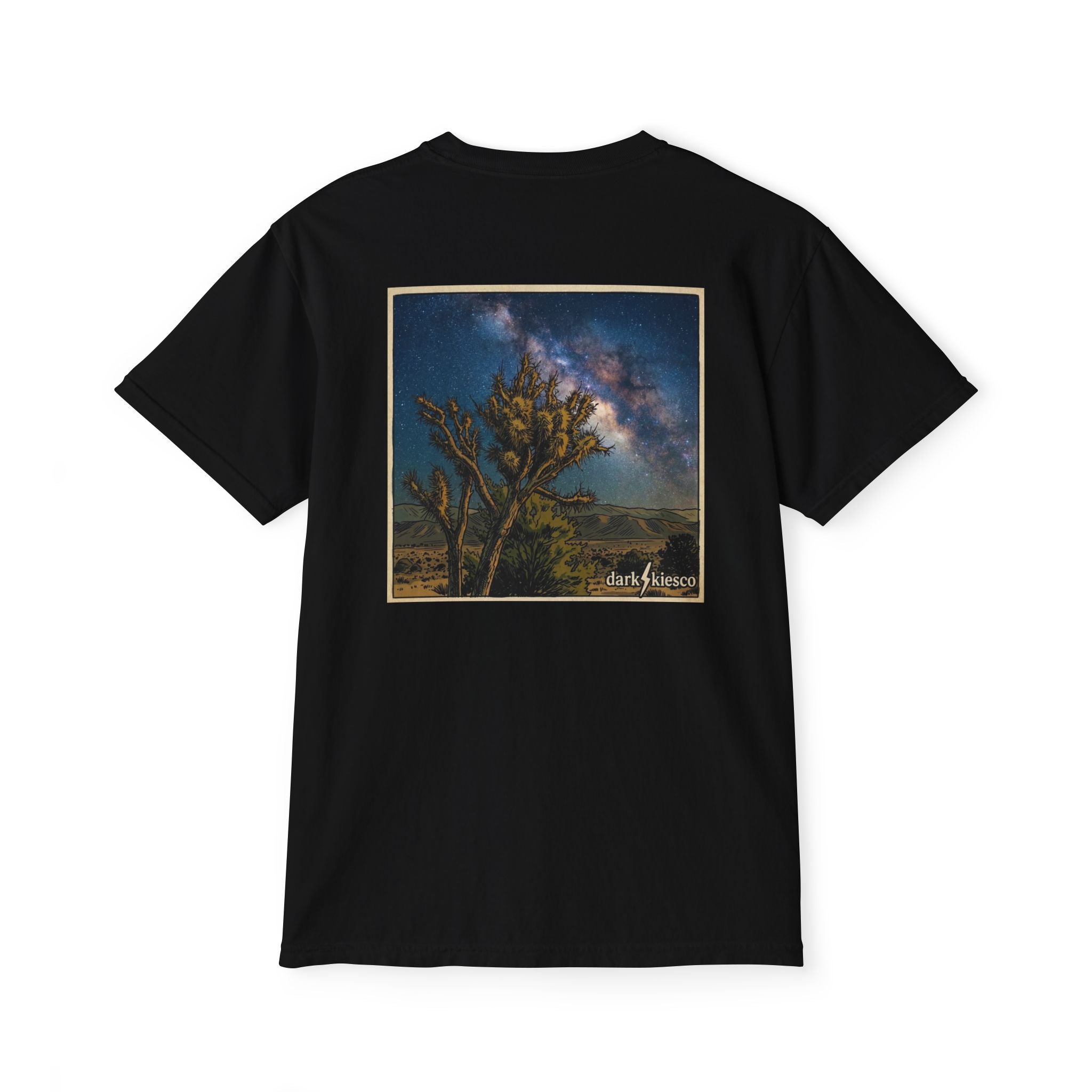 Night Sky Joshua Tree Pocket T-Shirt
