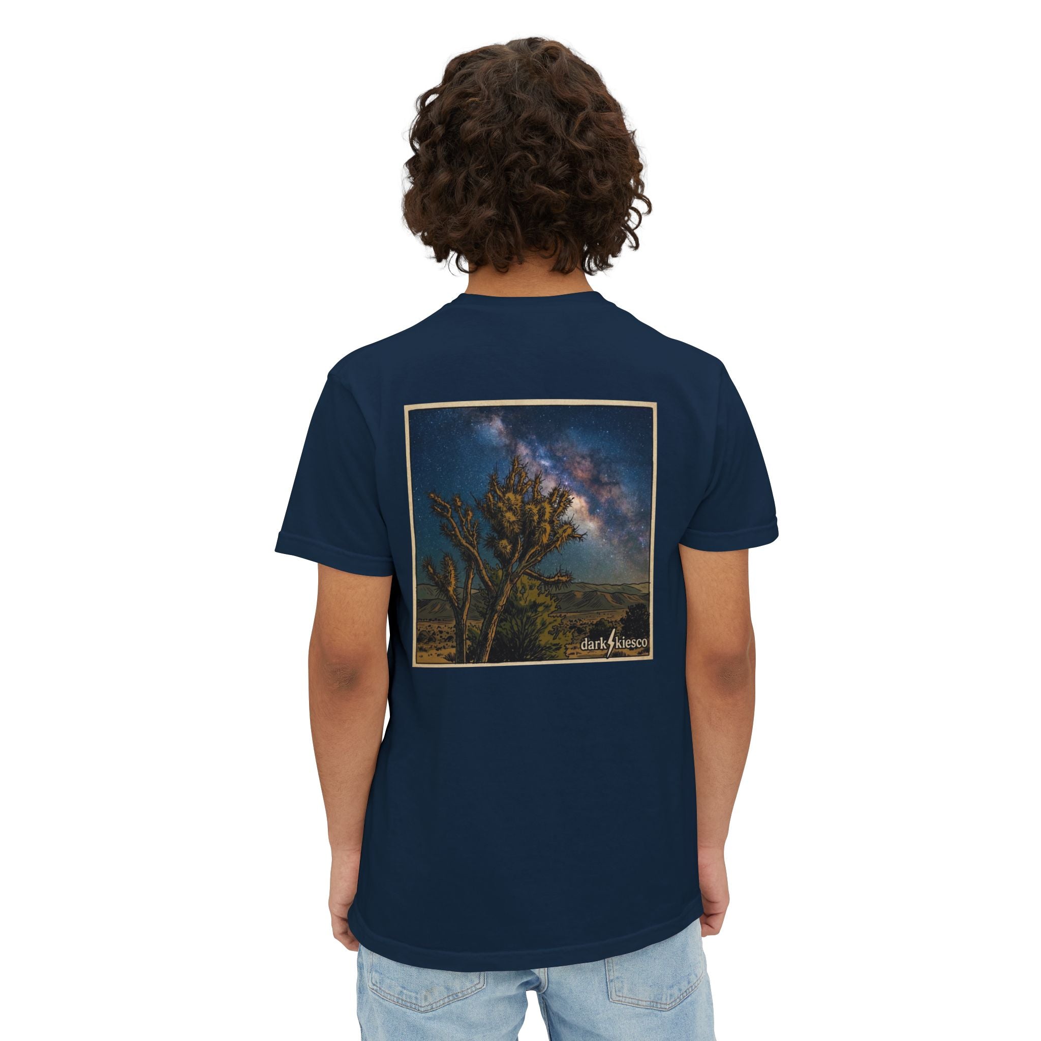 Night Sky Joshua Tree Pocket T-Shirt