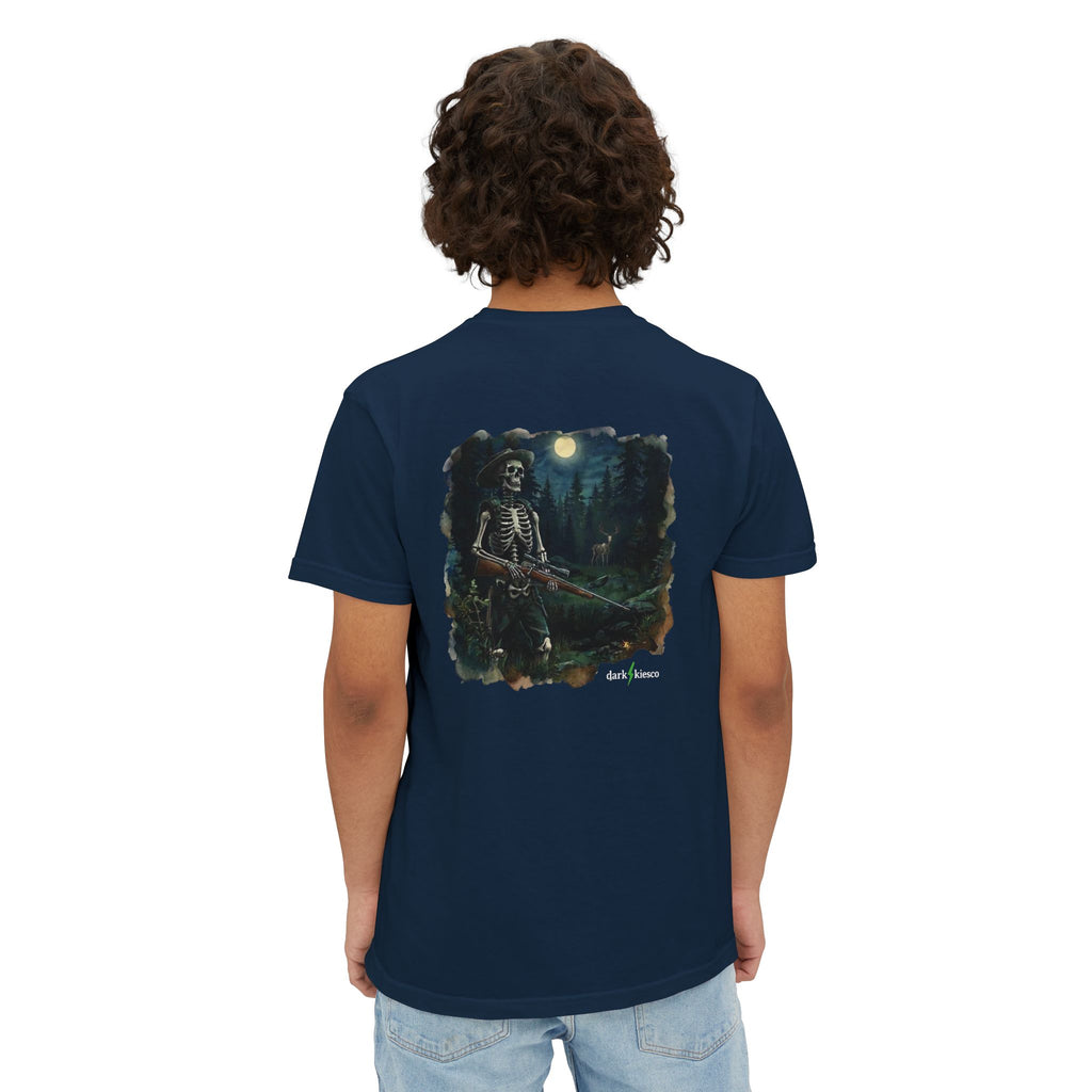 Skeleton Hunter Pocket T-Shirt — Graphic Tee