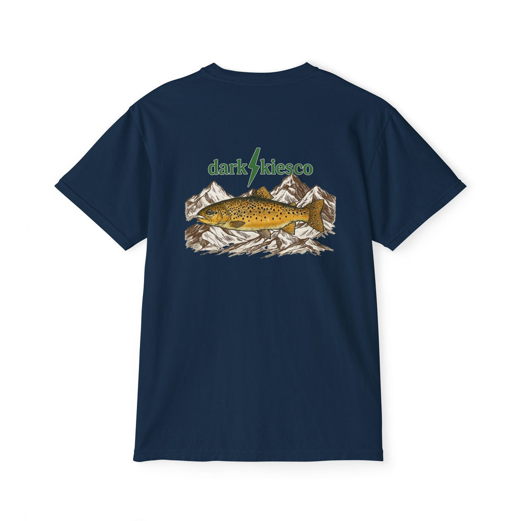 Brown Trout Mountains - Fishing Pocket Tee