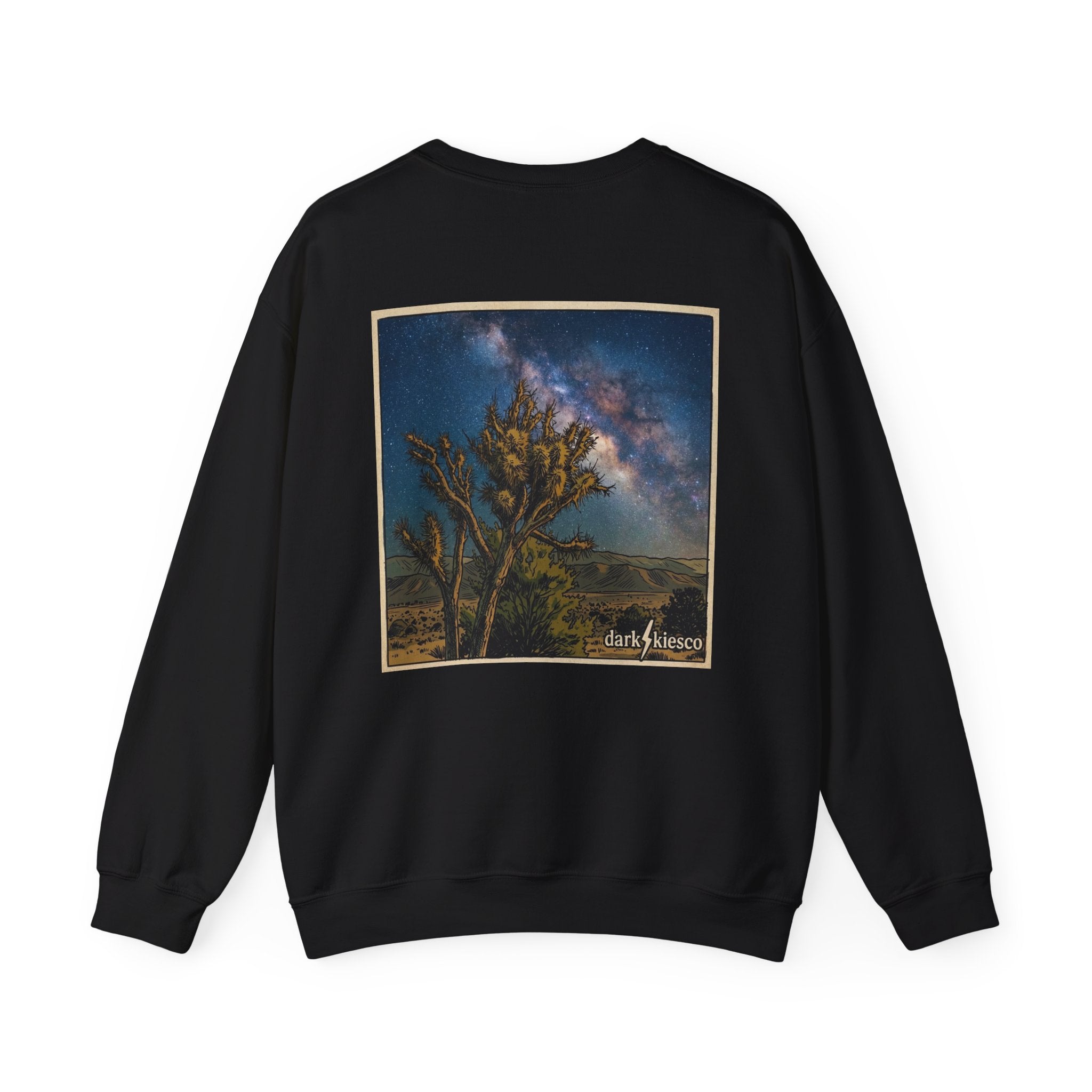 Dark Skies Crewneck Sweatshirt — Night Sky Desert Art Pullover