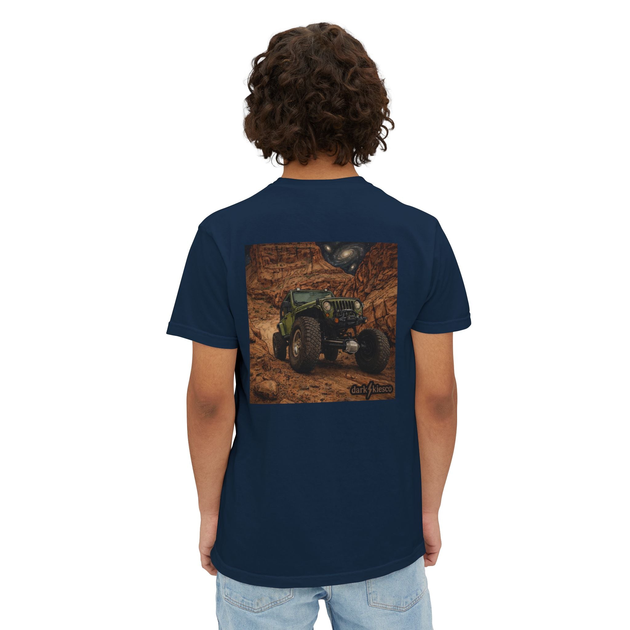 Jeep Night - Pocket T-Shirt