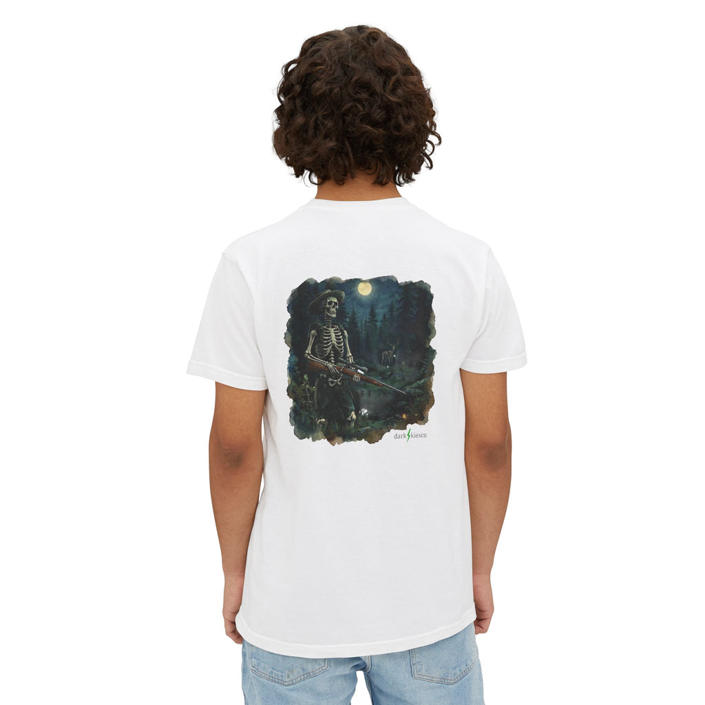 Skeleton Hunter Pocket T-Shirt — Graphic Tee