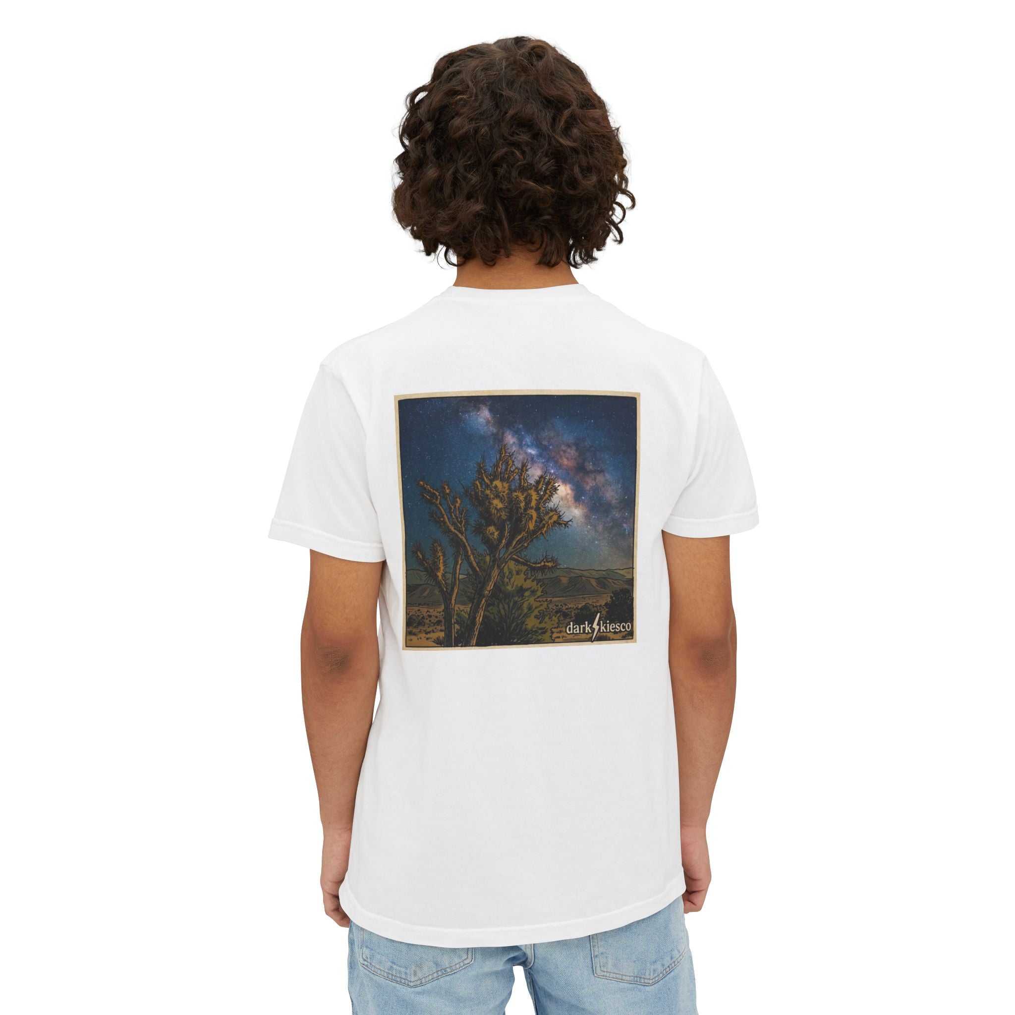 Night Sky Joshua Tree Pocket T-Shirt