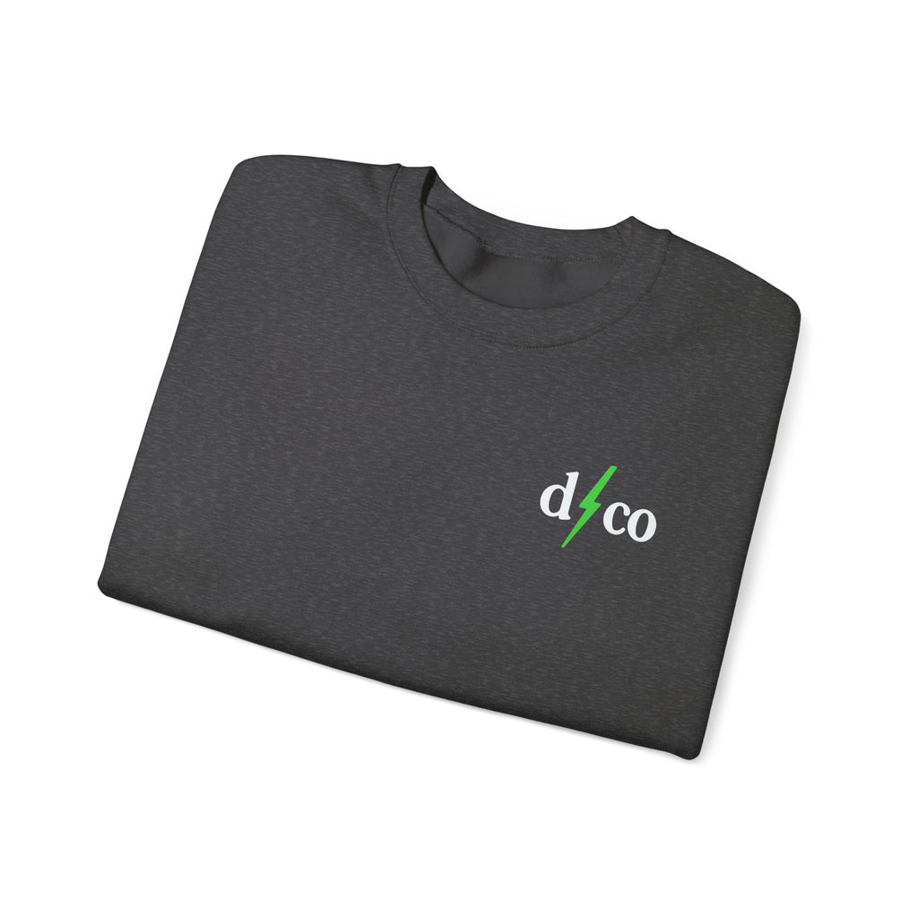 Skull & Begonias Crewneck Sweatshirt — Dark Skies Graphic Pullover