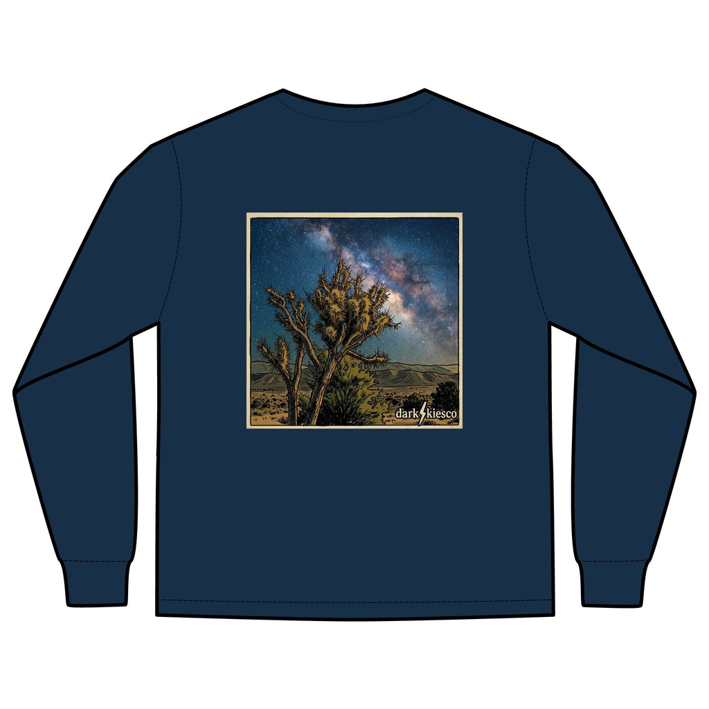 Milky Way Joshua Tree - Long Sleeve Pocket Tee