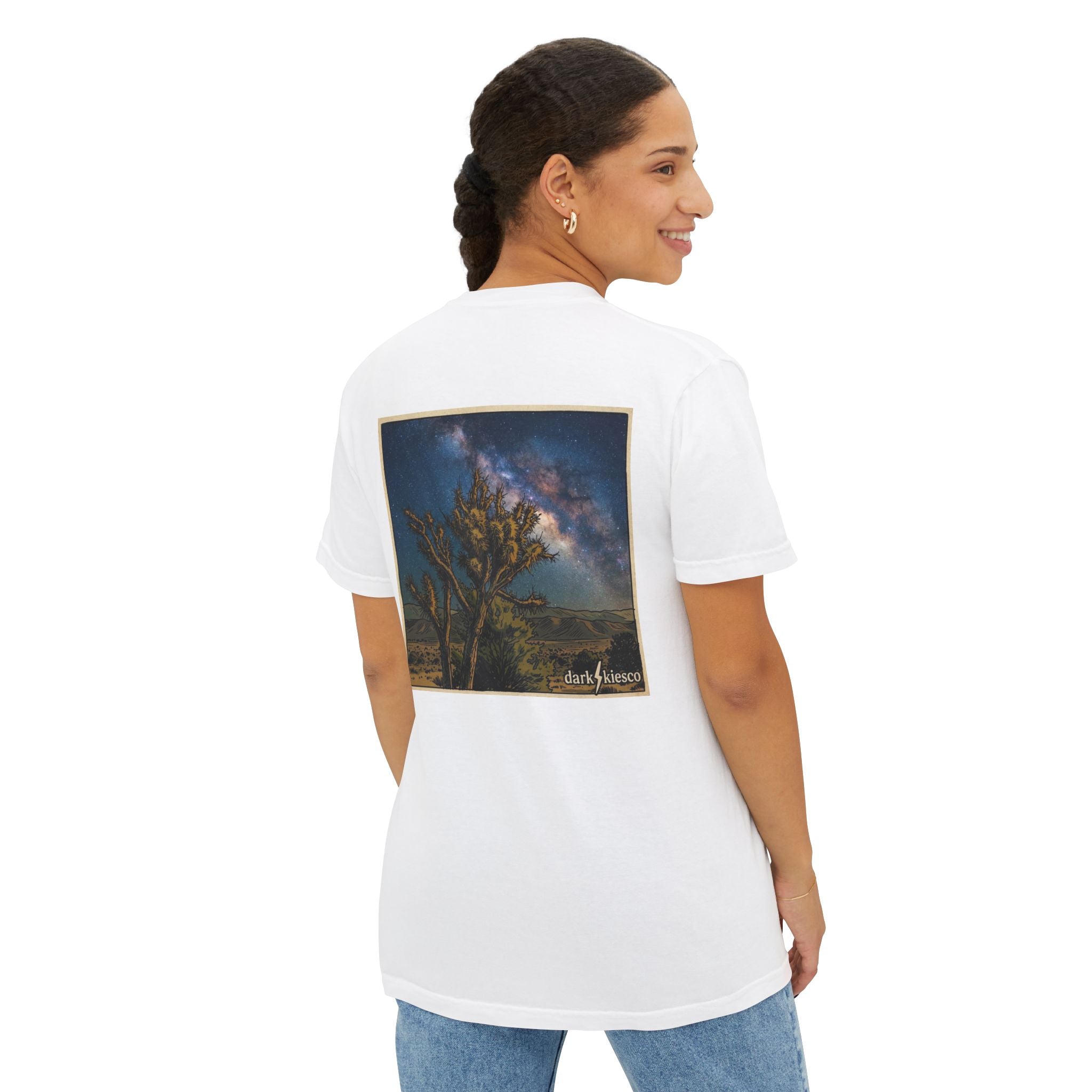 Night Sky Joshua Tree Pocket T-Shirt
