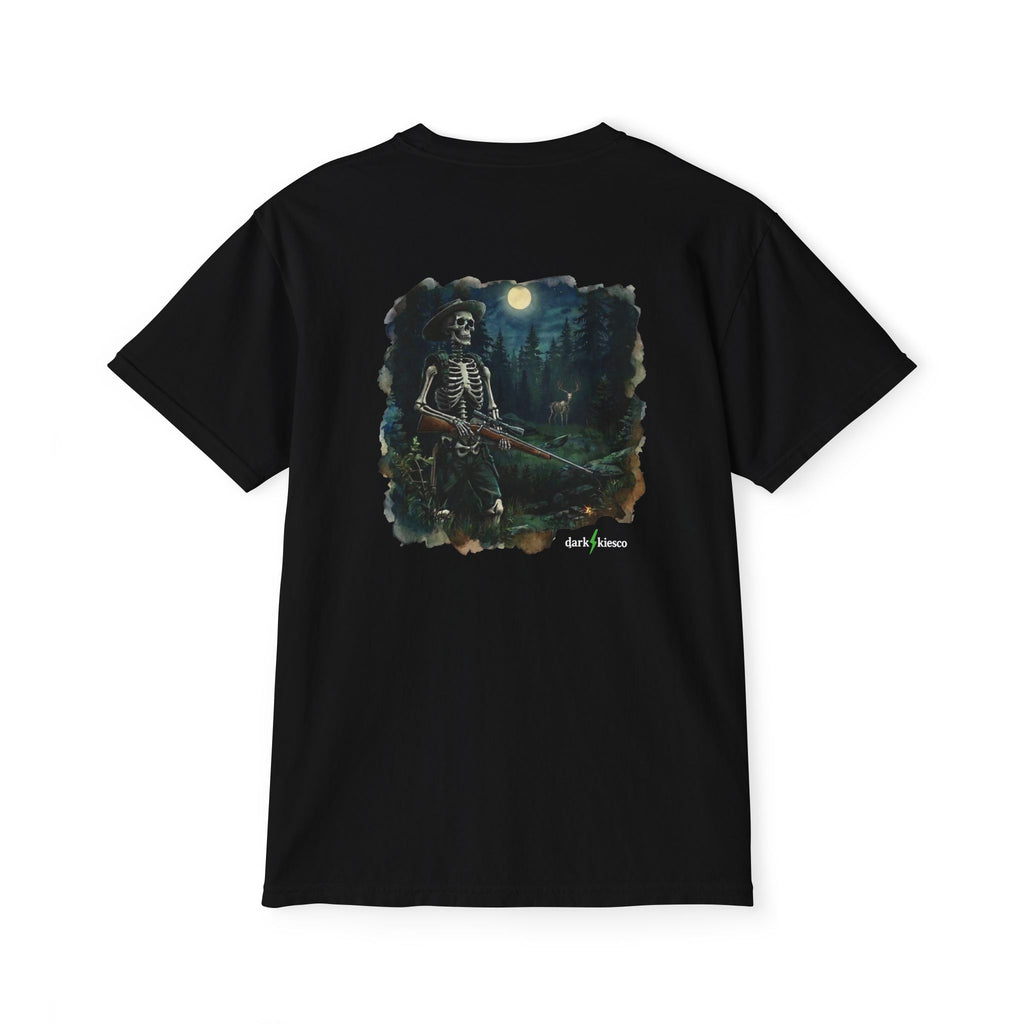 Skeleton Hunter Pocket T-Shirt — Graphic Tee