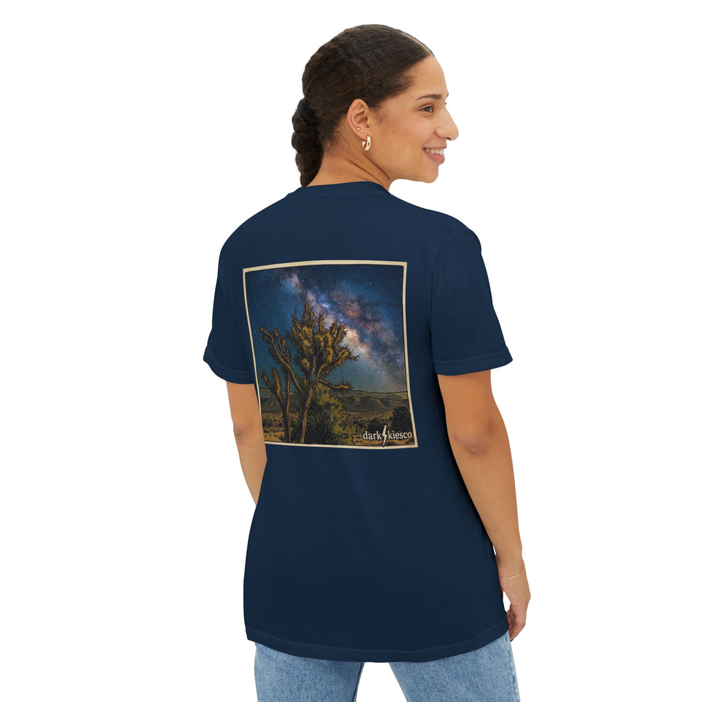 Night Sky Joshua Tree Pocket T-Shirt