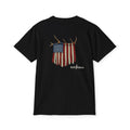 American Flag Elk Antler Pocket T‑Shirt