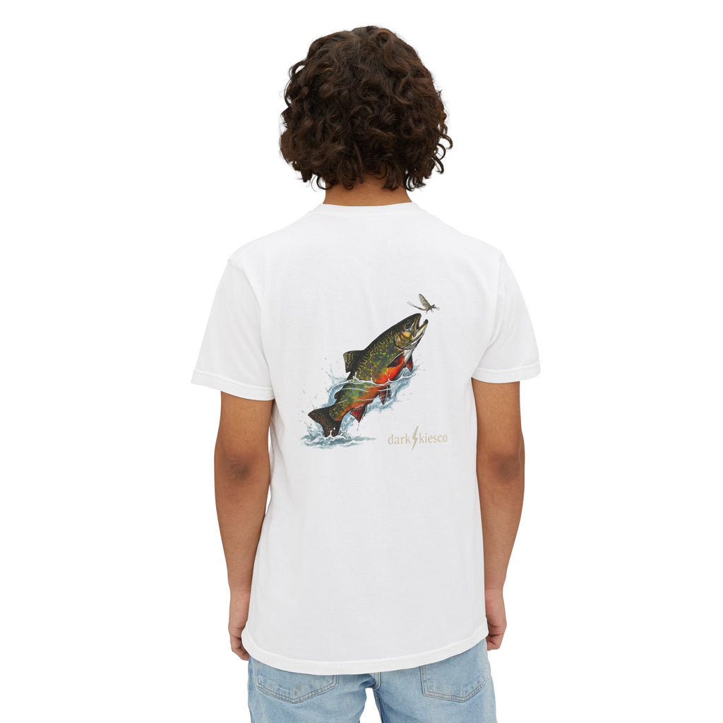 Pocket T-Shirt — Leaping Trout Graphic Pocket Tee