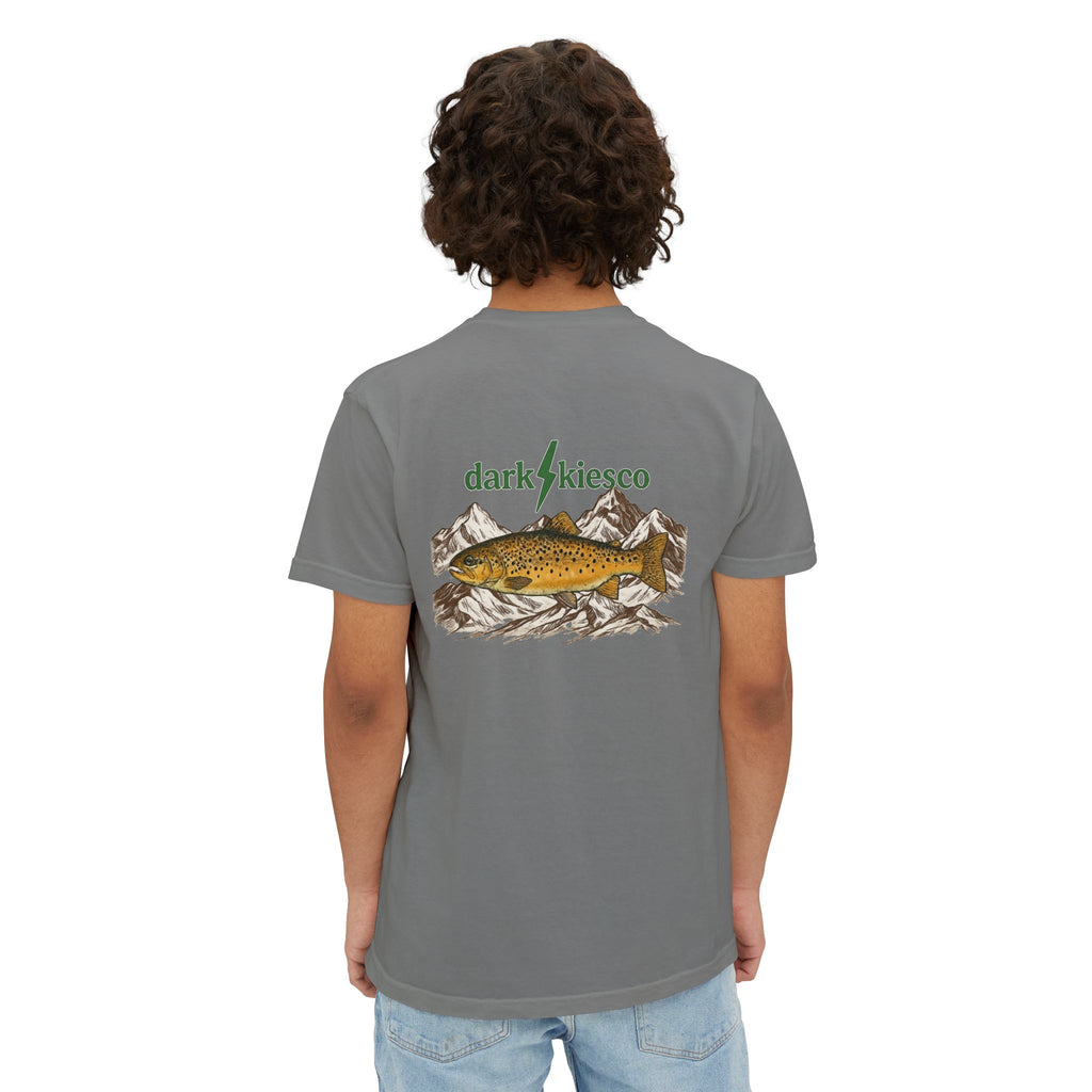 Brown Trout Mountains - Fishing Pocket Tee